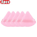 1-20Pcs Short Plush Triangle Makeup Puffs Triangle Velvet Washable Powder Puff Cosmetics Eye Beauty Makeup Tool Reusable Sponge