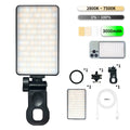 1Pc Magnetic Fill Light,3000Mah Selfie Light,120Leds,Usb Charging,3 Light Modes,For Photography,Makeup,Ideo Conference,With Clip